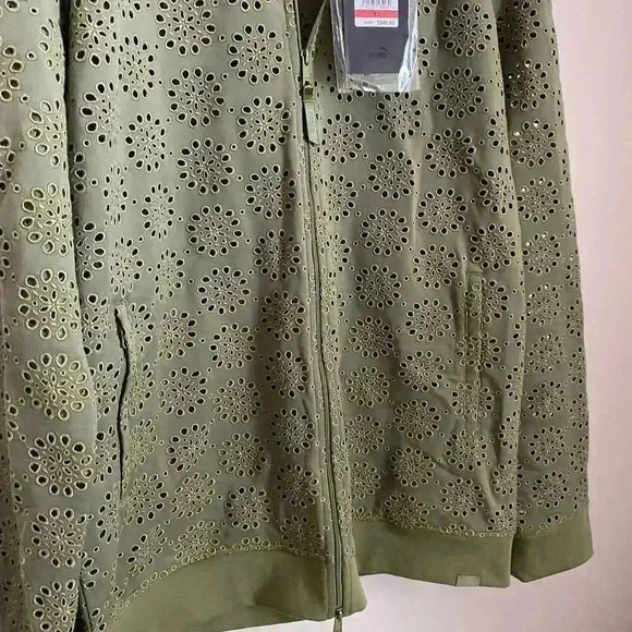 Fenty Puma Rihanna Zip-Up Embroidered Edge Jacket - Picture 12 of 14